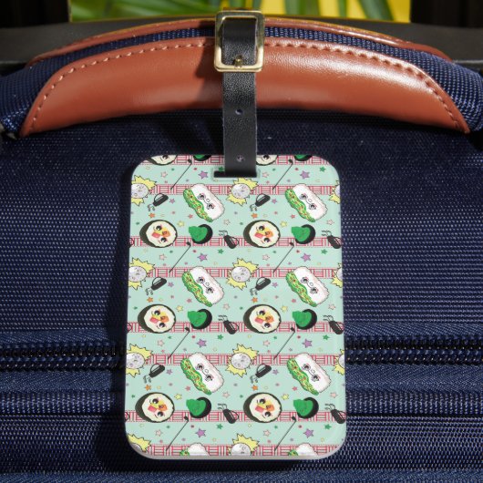 Étiquette À Bagage Cute Japonais Sushi Lover Motif de golf (Insitu Rectoal 2)