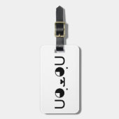 Étiquette À Bagage Cute Kawaii Chien Chien Chien Chien Chien Japonais (Devant Vertical)