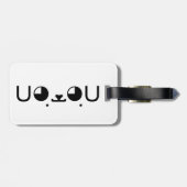 Étiquette À Bagage Cute Kawaii Chien Chien Chien Chien Chien Japonais (Dos horizontal)