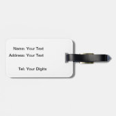 Étiquette À Bagage Cute Kawaii Lime (Dos horizontal)