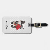 Étiquette À Bagage Cute Panda (Devant horizontal)