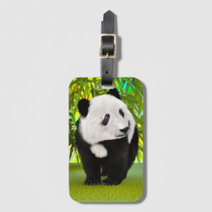Étiquette À Bagage Cute Panda Bear Kawaii Amoureux des animaux Cadeau