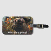 Étiquette À Bagage Cute Pet Photo  (Devant Horizontal)