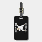 Étiquette À Bagage Cute Sheep (Devant Vertical)