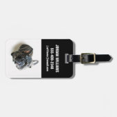 Étiquette À Bagage Cutest Baby Animals | French Bulldog Look Up (Devant horizontal)