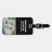 Étiquette À Bagage Cutest Baby Animals | Yellow Labrador Retrievers (Devant horizontal)