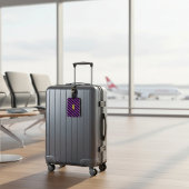 Étiquette À Bagage Cyber Plaid