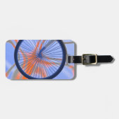 Étiquette À Bagage Cycle vélo - Roue vélo (Devant horizontal)