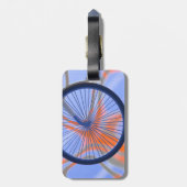 Étiquette À Bagage Cycle vélo - Roue vélo (Dos Vertical)