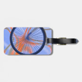 Étiquette À Bagage Cycle vélo - Roue vélo (Dos horizontal)