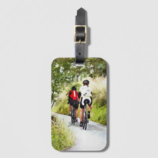 ÉTIQUETTE À BAGAGE CYCLISME (Devant Vertical)