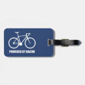 Étiquette À Bagage Cyclisme Alimenté Par Bacon (Dos horizontal)