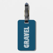 Étiquette À Bagage Cyclisme de gravier (Dos Vertical)