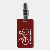 Étiquette À Bagage Cyclisme, Mon appareil mobile (Devant Vertical)