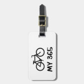 Étiquette À Bagage Cyclisme, My 365 (Devant Vertical)
