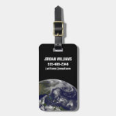 Étiquette À Bagage Cyclones Tropicaux Katia, Lee, Maria Et Nate. (Devant Vertical)