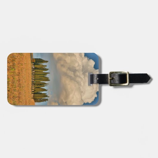 Étiquette À Bagage Cyprès de Toscane (Devant horizontal)