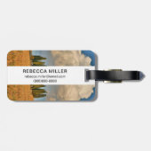 Étiquette À Bagage Cyprès de Toscane (Dos horizontal)