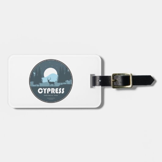 Étiquette À Bagage Cypress Provincial Park Deer (Devant horizontal)