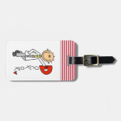 Étiquette À Bagage D est pour le docteur (Devant horizontal)