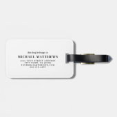 Étiquette À Bagage Dad Personalized Photo (Dos horizontal)