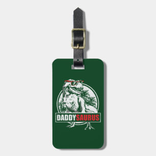 Étiquette À Bagage DaddySaurus T-rex Dinosaur Drôle Fête des pères
