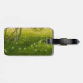 Étiquette À Bagage Daffodiques de printemps (Dos horizontal)