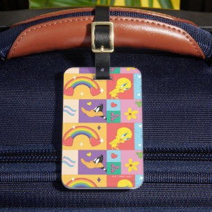 Étiquette À Bagage DAFFY DUCK™ & TWEETY™ - Pride Pattern