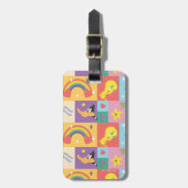 Étiquette À Bagage DAFFY DUCK™ & TWEETY™ - Pride Pattern (Devant Vertical)