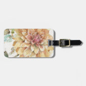 Étiquette À Bagage Dahlia orange (Devant horizontal)