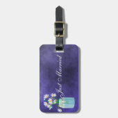 Étiquette À Bagage Daisées d'été (Devant Vertical)