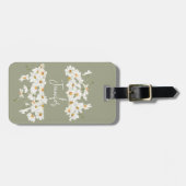 Étiquette À Bagage Daisy Modern Boho (Devant horizontal)