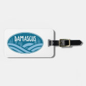 Étiquette À Bagage Damas Virginie Extérieur (Devant horizontal)