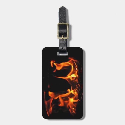 Étiquette À Bagage Dancing Fire Luggage Balise (Devant Vertical)