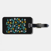 Étiquette À Bagage Dandelion de printemps Fleurs et design Feuille (Dos horizontal)