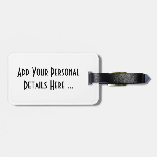 Étiquette À Bagage Dandelion et Shadow cd ltcna (Dos horizontal)