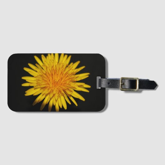 Étiquette À Bagage Dandelion Flower bc ltcnm (Devant Horizontal)