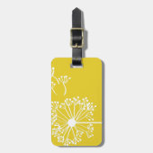 Étiquette À Bagage Dandelion jaune (Devant Vertical)