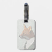 Étiquette À Bagage Dandy Fox Portrait 2 (Dos Vertical)
