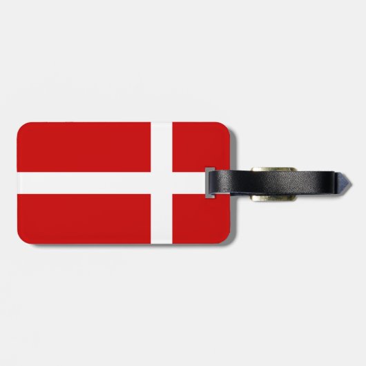 Étiquette À Bagage Danemark (Dos horizontal)