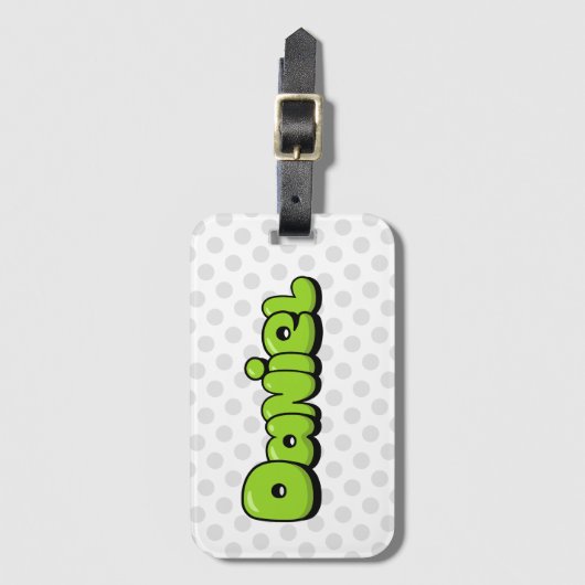 Étiquette À Bagage Daniel (Devant Vertical)