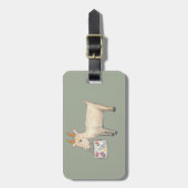 Étiquette À Bagage Danielle la chèvre (Devant Vertical)