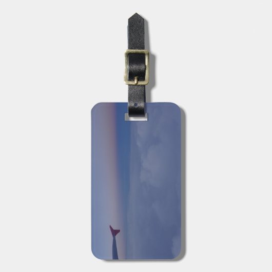 Étiquette À Bagage Dans Le Ciel (Devant Vertical)