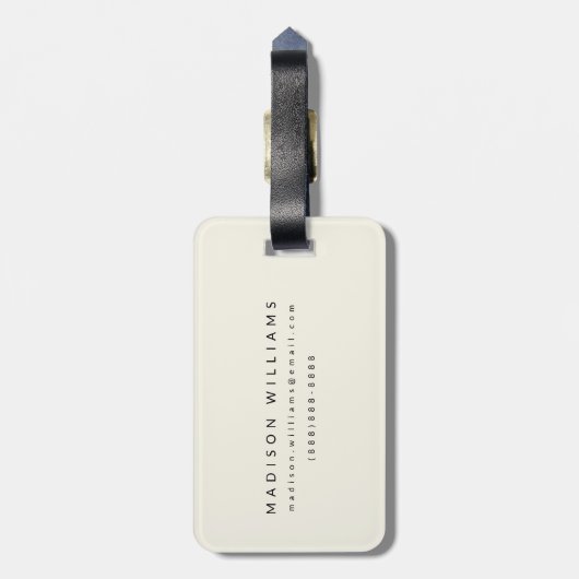 Étiquette À Bagage Dans le vent I (Dos Vertical)