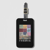 Étiquette À Bagage Dans Ma Lecture Époque Livre Lover (Devant Vertical)