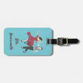 Étiquette À Bagage Danse à voile (Devant horizontal)