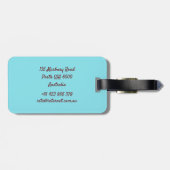 Étiquette À Bagage Danse à voile (Dos horizontal)