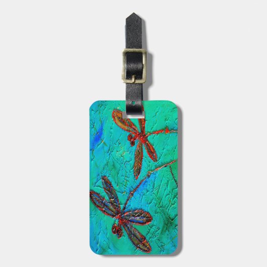 Étiquette À Bagage Danse des dragons (Devant Vertical)