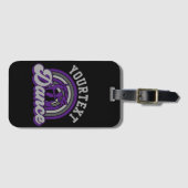 Étiquette À Bagage Danseur de ballet AJOUTER DU TEXTE Danse classique (Devant Horizontal)