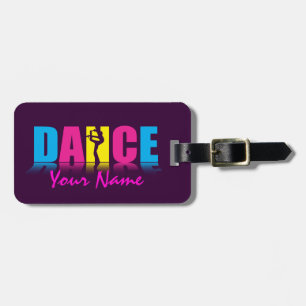 Étiquette À Bagage Danseur de danse personnalisé